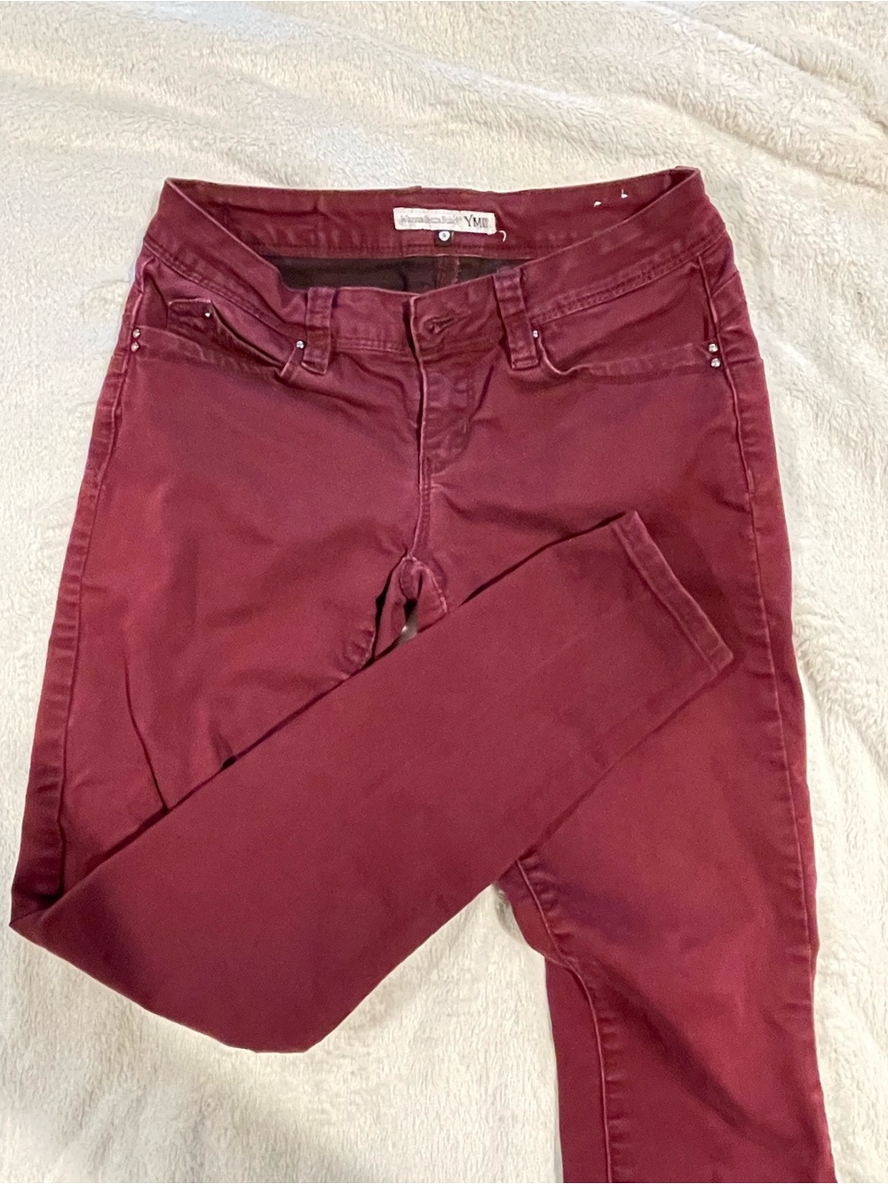 YMI Wine Red Women’s Skinny Jeans